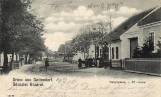 Lajtakáta, Gáta (Gattendorf) main street