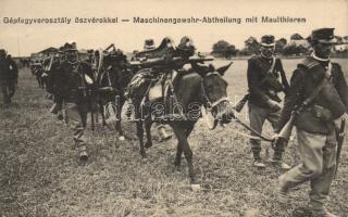 Military WWI. machine gun unit