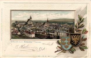 Krems an der Donau, flag Emb. litho