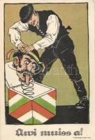 Sopron, Burgenland propaganda (EB)