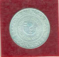 1984. 500Ft Ag "Nők évtizede" T:BU Csak 8000db! Eredeti tokban, tanúsítvánnyal!