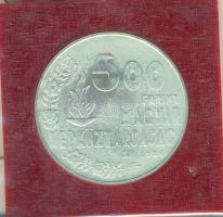 1984. 500Ft Ag "Los Angeles-i olimpia" T:BU Csak 8000db! Eredeti tokban, tanúsítvánnyal!