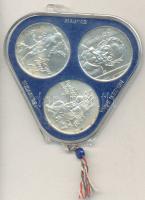 1977. 200Ft Ag 3klf db "Festők II. Mányoki, Rippl-Rónai, Csontváry" sor T:BU eredeti plombált MNB tokban!