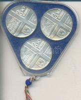 1977. 200Ft Ag 3klf db "Festők II. Mányoki, Rippl-Rónai, Csontváry" sor T:BU eredeti plomb...