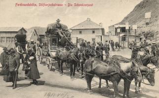 Ferdinandshöhe arrival of a Swiss post carriage