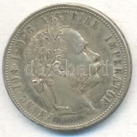 Ausztria 1879. 1Fl Ag T:2/2- ph. Austria 1879. 1 Florin Ag C:XF/VF edge error