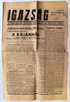 1956 október 30. Igazság c. folyóirat száma  a forradalom híreivel