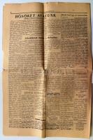 1956 október 30. Igazság c. folyóirat száma  a forradalom híreivel