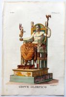 Girolamo Carattoni: Okee, színezett acélmetszet az 1823-ban Milánóban kiadott Dizionario d'ogni mitologica e antichita vol. IV illusztrációi közül, 15x23 cm