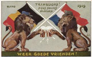 French-German peace, end of the WWI