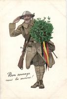 French propaganda, Military WWI, humour, Good luck! (EK)
