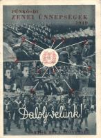 1949 Pünkösdi Zenei Ünnepségek, Bartók Béla Szövetség So.Stpl (EK)