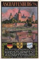 Aschaffenburg 30. Kreisturnfest 1912 s: A. Hock (EK)