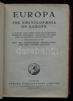 1932-1935 / 1948-1952 Europa the Encyclopedia of Europe. A survey and directory of European politica...