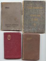 4db klf zsebnaptár a negyvenes évekből