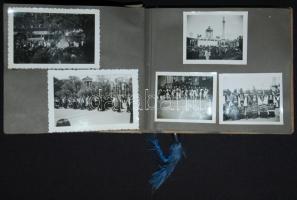 cca 1938 Kb. 40db fényképet tartalmazó album, közte Horthyról és Budapestről készültek