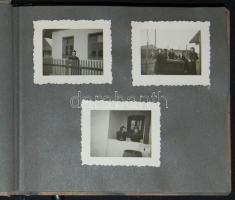 cca 1938 Kb. 40db fényképet tartalmazó album, közte Horthyról és Budapestről készültek