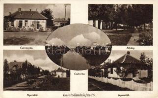 Balatonmária-fürdő nyaralók, cukrászda