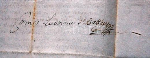 1745 Vallási ügyben kelt levél Mária Terézia és Batthyány Lajos Bobok Miklós saját kezű aláírásával ...