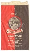 cca 1930 Györgyike kávépótlék papírtasak