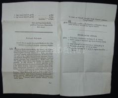 1815 Magyar, német és latin nyelvű hirdetmények, közte zsidó kereskedő kifosztásáról szóló /
1815 An...