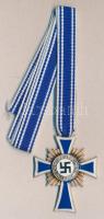 Német 3. Birodalom 1938. "Német Anya Érdemkeresztje" ezüst fokozat gyűjtői replika T:1 German Third Reich 1938. "Cross of Honor of the German Mother" silver cross replica C:Unc