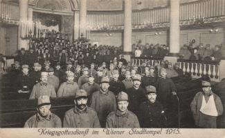 War service in the Vienna City Temple during the WWI (EK)