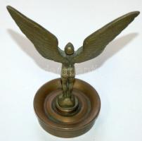 cca 1950 Ikaruszt ábrázoló art deco réz motorháztető dísz /
Copper hood ornament 16cm