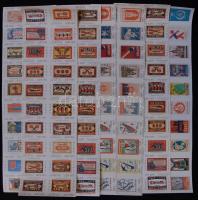 Régi csehszlovák gyufacímkék másolata 7db 20-as ívben