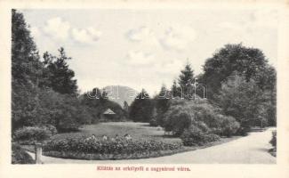 Nagysáros view on the castle, Divald