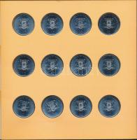 Szomália 2000. 10Sh (12x) kínai állatövi jegyek emlékkiadása, eredeti dísztokban, leírással és tanús...