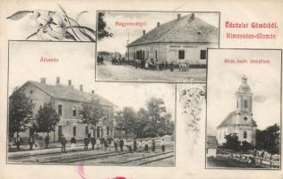 Rimaszécs with Railway Station and Restaurant