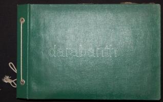 cca 1960 2db szignált budapesti városi fotó: a Szépművészeti Múzeumról és a Vajdahunyadvárról 36x30c...