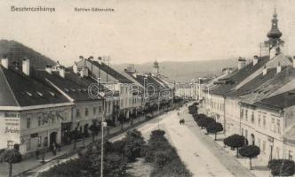 Besztercebánya Bethlen street with the press of Machold