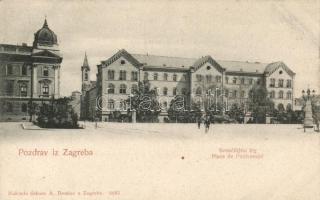 Zagreb University square