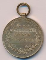 1898. Jubileumi Emlékérem a Fegyveres Erő Számára "Signum memoriae" Br érem mellszalag nélkül T:2 1898. Commemorative Jubilee Medal for the Armed Forces without ribbon C:XF