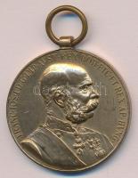 1898. Jubileumi Emlékérem a Fegyveres Erő Számára "Signum memoriae" Br érem mellszalag nél...