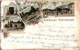 Pöstyén, litho (small tear)