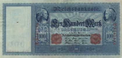 Német Birodalom / Császárság 1910. 100M T:III + 1914. 50M 6 jegyű sorszámmal T:III + Német Birodalom...