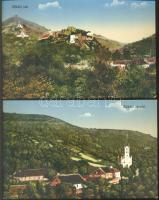 Kékkő - 2 db régi, használatlan városképes lap