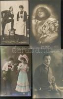12 db régi motívumlap magyar és külföldi színészekről