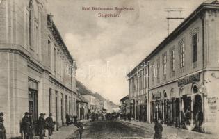 Szigetvár Báró Biedermann Rezső utca Kosza Károly kereskedésével (EB)