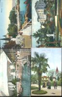 Abbazia - 5 db régi városképes lap