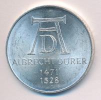 NSZK 1971D 5M Ag "Dürer" T:1 tanúsítvánnyal
GFR 1971D 5 Mark Ag "Dürer" C:Unc