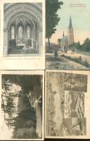 9 db régi városképes lap a történelmi Magyarország területéről (Erdély, Kárpátalja, Magyarország)