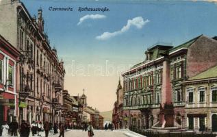 Chernivtsi Town hall street