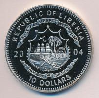 Libéria 2004. 10$ "Szabadság pillanatai-Trójai háború i.e. 1250." multicolor T:PP  Liberia 2004. 10 Dollars "Moments of Freedom-Trojan War 1250 BC." multicolor C:PP
