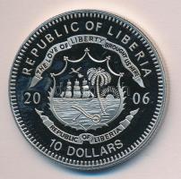 Libéria 2006. 10$ "Szabadság pillanatai-Huszita felkelés 1419." multicolor T:PP  Liberia 2006. 10 Dollars "Moments of Freedom/Hussite rebellion 1419." multicolor C:PP