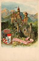 Neuschwanstein Prä Litho