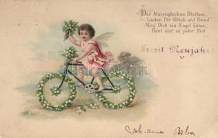 New Year, bicycle litho (EK)